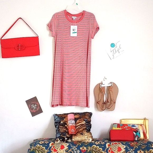love, Fire Dresses & Skirts - NWT Love_Fire Pink & White Casual Mini!*